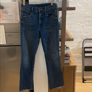 MOTHER The Insider Crop Step Fray